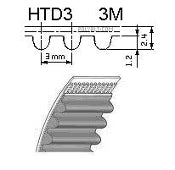 3M-04 4mm Wide Polyurethane Belt