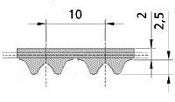 ATP10 Metric Belt Steel Cord