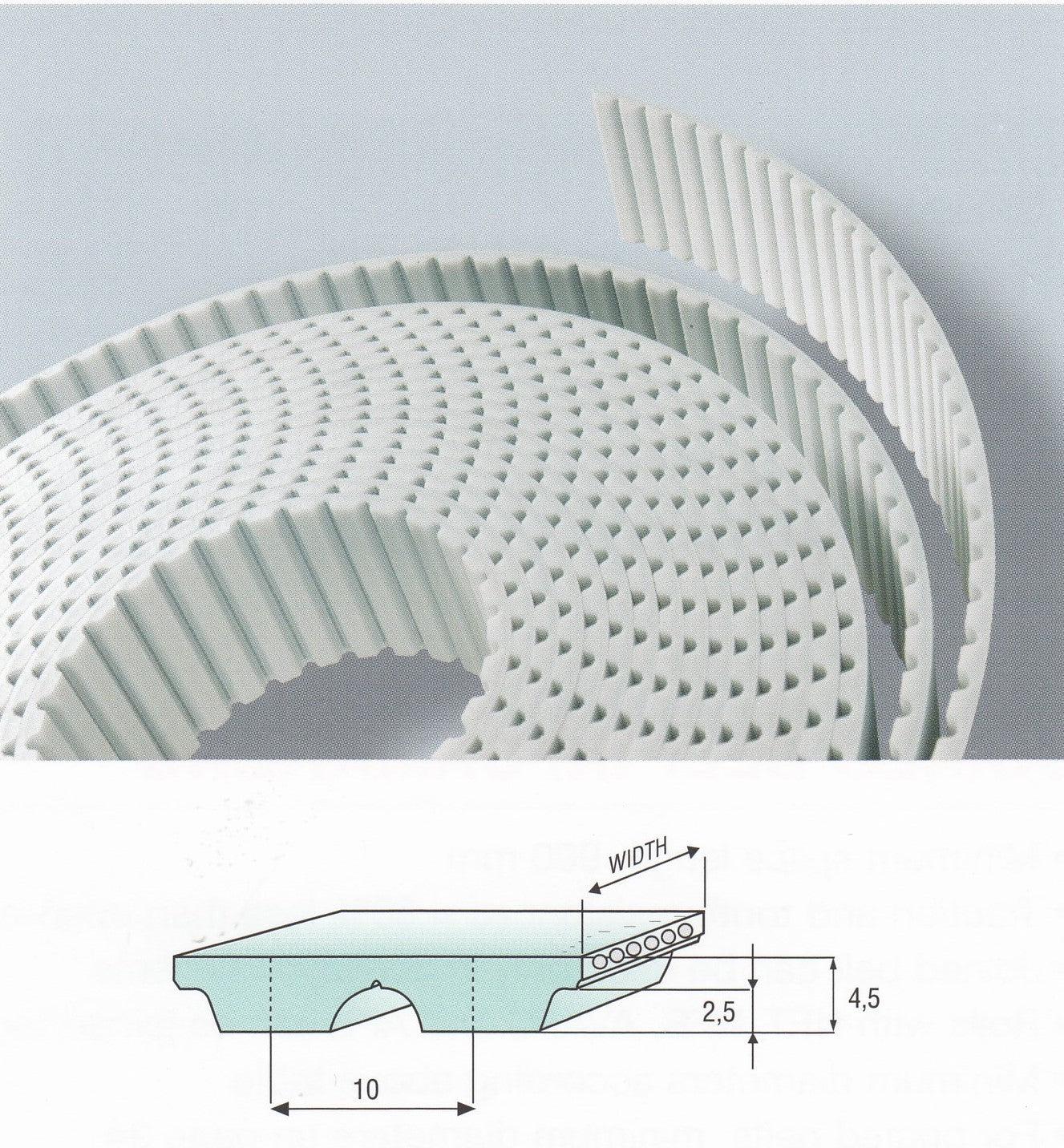 AT10 Belt Metric Trapezoidal