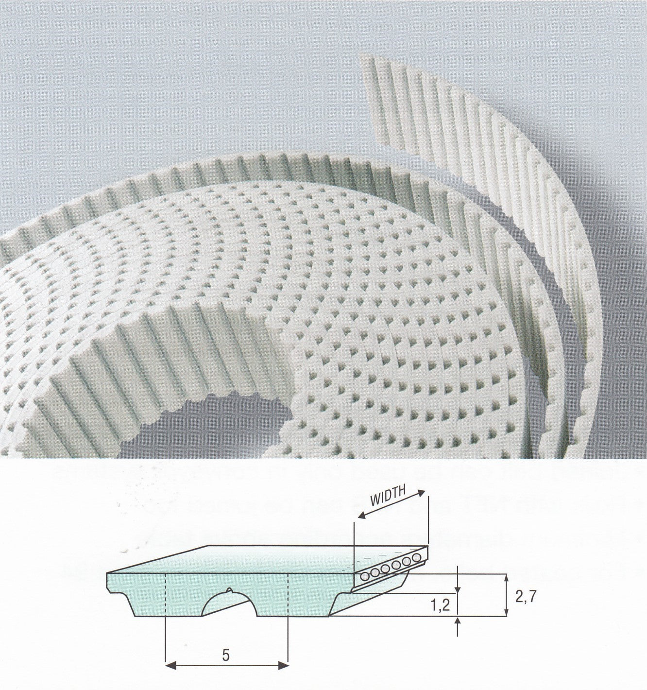 AT5 Belt Metric Trapezoidal