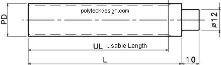 AT10-31 Pulley Bar Stock Aluminum 31 Tooth
