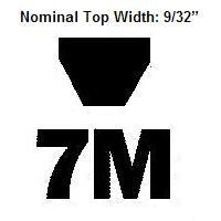 VBelt 7-M-1150 Polyflex V-Belt 7M1150
