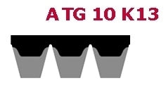 100ATG10 Open End Belt Roll Polyurethane Steel Cords 13mm V Guide