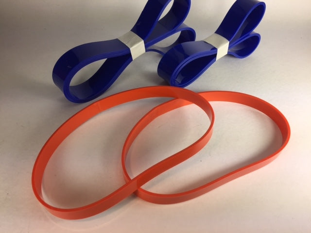 4 Piece Set 2 TIRES for DELTA 28-560 + Metal & Wood Speed Belts