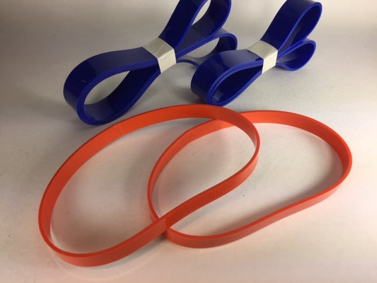 4 Piece Set 2 TIRES for DELTA 28-560 + Metal & Wood Speed Belts