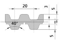32DT20-1500 BELT